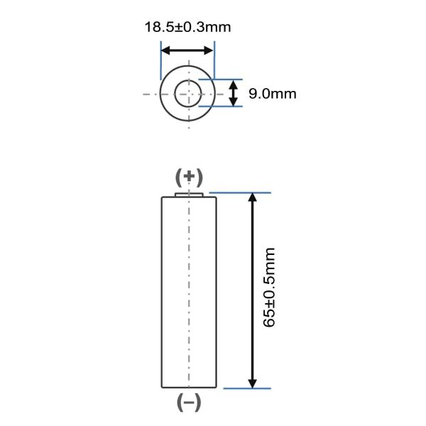 Цикл перезаряжаемые батареи Ifr26650 3.5Ah 3.2v Lifepo4 глубокий солнечный
