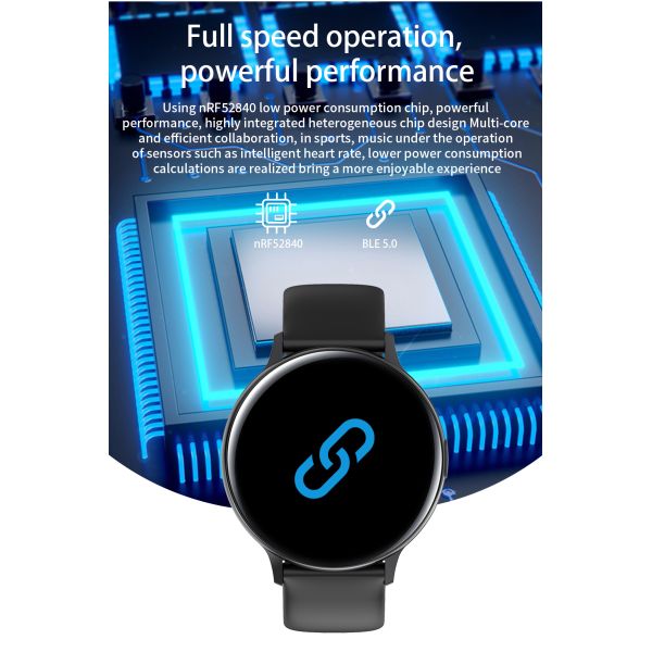 Smartwatch Ios андроида NRF52840, дозор Bluetooth руки BLE Ver 5,0