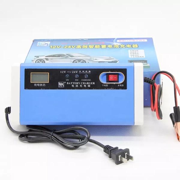 12V 24V 10A Intelligent Car Battery Charger AGM Lead Acid Gel