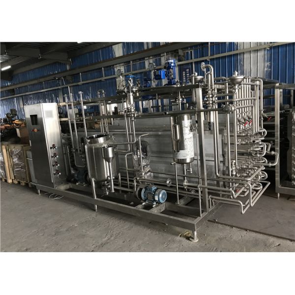 2000 LPH Automatic UHT Pasteurization Machine / Plate Sterilizer For Beverage
