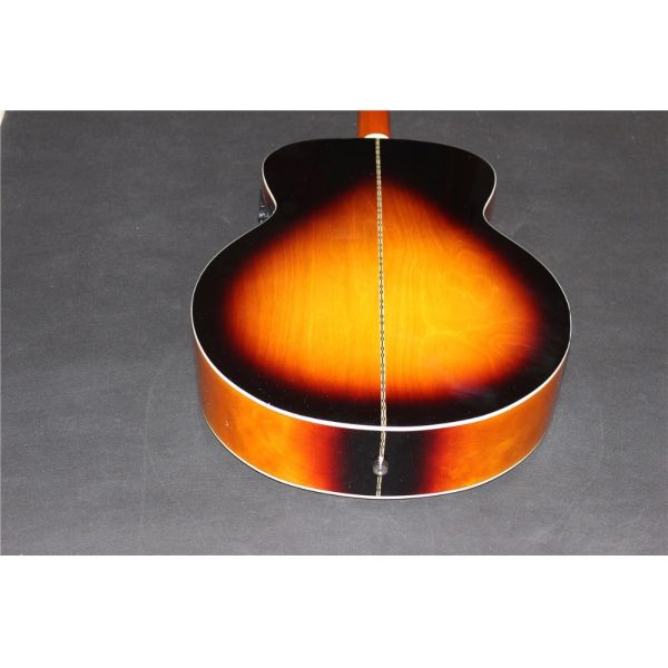 Lefty guitar jumbo wholesale guitar promotion electric acoustic guitar lefty sunburst Acoustic guitar