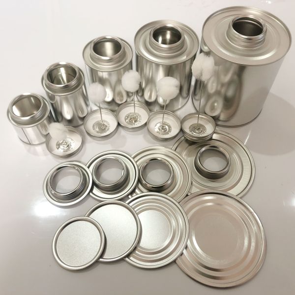 Консервная банка Tinplate изготовителя жестяной коробки круга металла слипчивая с Dauber