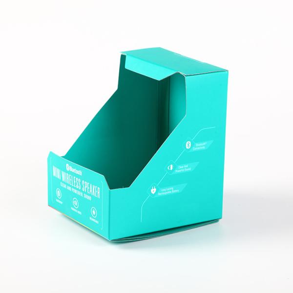 Makeup Cardboard Display Stands / Store Counter Custom Cardboard Brochure Holders
