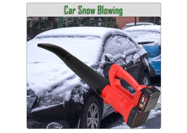 Lithium Battery Handheld Electric Blower , Lightweight Leaf Blower Cordless 21V