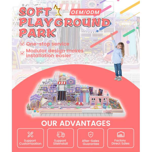 320m² Pastel Dream Indoor Playground Soft Hues Magic