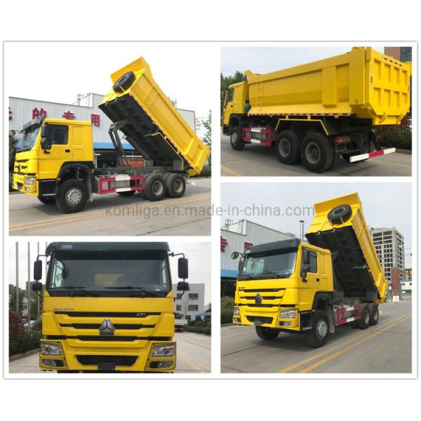 Sinotruk 380HP HOWO Dump Truck in Philippines with Hw76 Cab and DOT Tire Certification