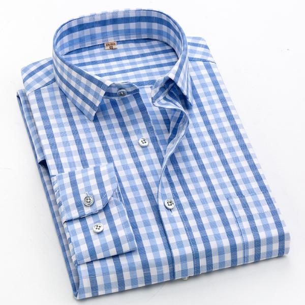 Logotipo personalizado Camisa de vestido masculino Slim Fit Camisa de manga longa 100% de algodão para homens 2022