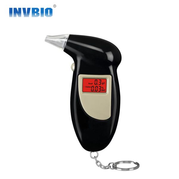 AT168 Professional Breathalyzer Alcohol Tester Passive And Active Test
