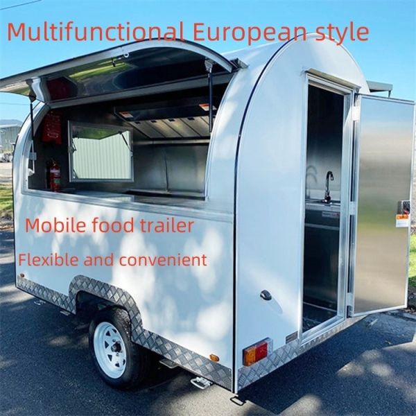 220v Voltage Towable Food Trailer with Integrated Design and Full Kitchen