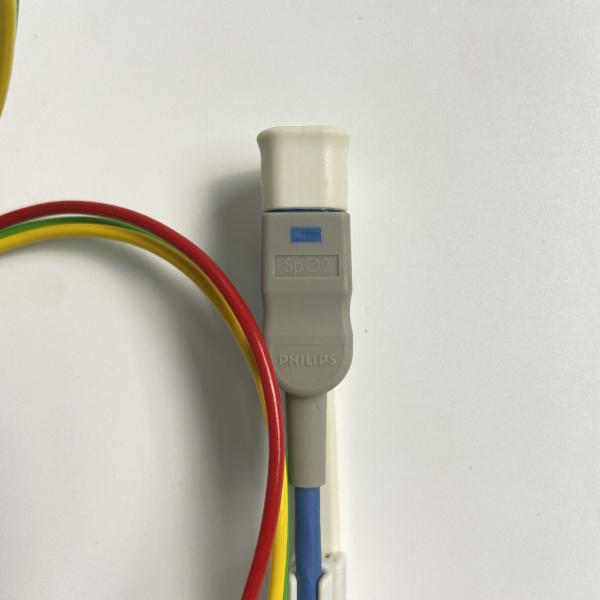 Three Guide European Standard Clamp With Blood Oxygen Connector ECG 3-Lead Grabber REF:989803171911