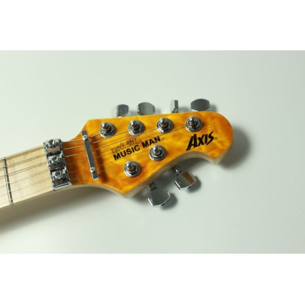 Ernie Ball Music man AXis eletric guitar AAAAA grade quilted maple top floyd rose bridge