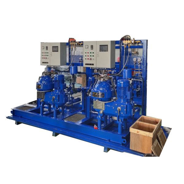 Self Discharge Fuel Oil Separator Centrifuge Machine Automatic Control Belt Drive