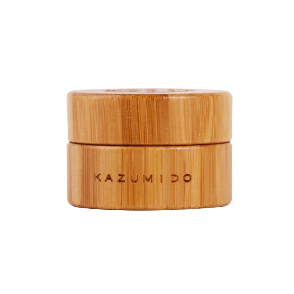 Косметический упаковывая опарник деревянного опарника сливк пустой бамбуковый пластиковый