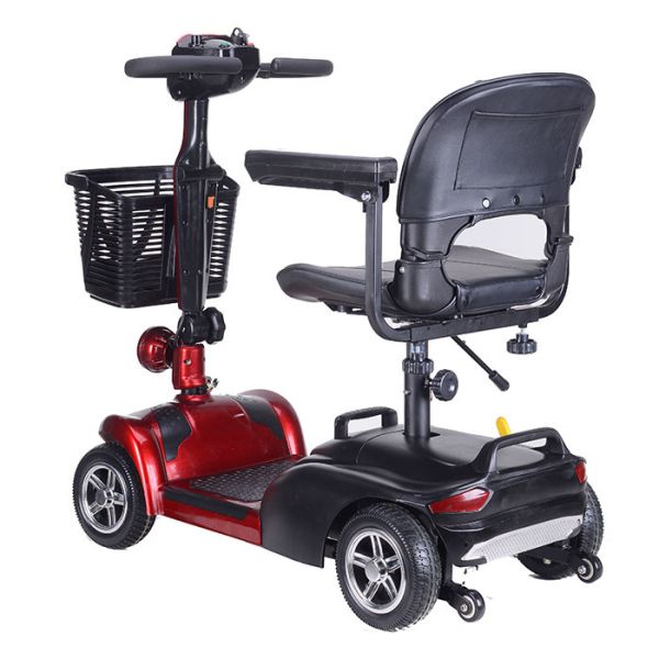 Four Wheel Elderly Handicapped Electric Mobility Scooter 6 Inch 250w