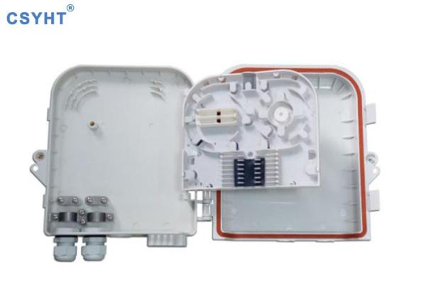 FTTH Gpon Network 8 Cores Outdoor Terminal Box With 1X8 Fiber Optic PLC Splitter