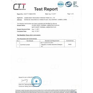 Xiamen After-printing Finishing Supplies Co.,Ltd Сертификации