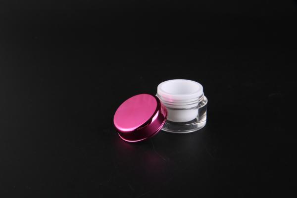 Presente que empacota 5ml PMMA Mini Cosmetic Containers/frascos cosméticos vazios