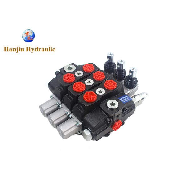 Высокое давление гидравлический направленный клапан HSSD8 3 катушки Ручное управление Тип BSPP порты
