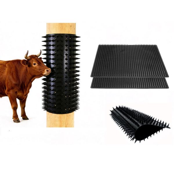 Black Plastic Livestock Self Scratching Board 33X42cm for Relieving Itchiness in Farm Animals
