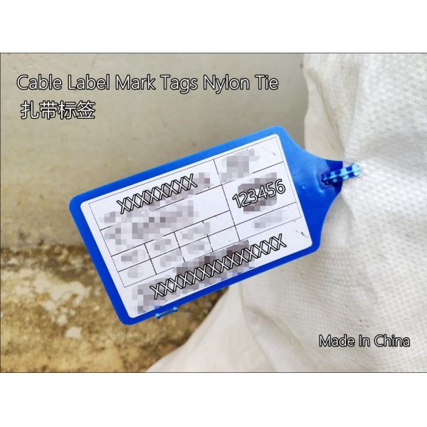 Customized Disposable Plastic Seal Tag Nylon Cable Tie Tag self locking nylon cable ties