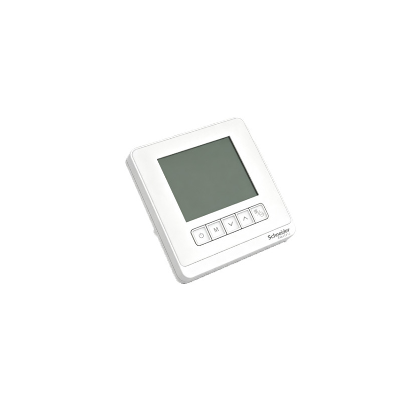 TC903-3A4LA Schneider Fan Coil Thermostat 4-Pipe Standalone White LCD Professional 3-Speed Fan Control