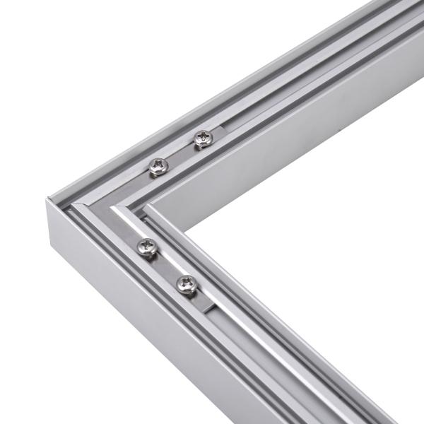 Canal de alumínio quadrado para iluminação de tira de LED 25mm x 25mm dimensão