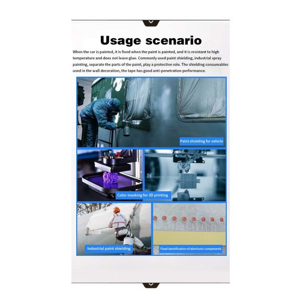 30mm largura fácil rasgar pintor sem vestígios masking tape suprimentos de com amostra grátis