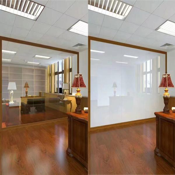 Coffee Room Large Ultra Clear PDLC Smart Glass Remote Control Environmental Protection Smart Dimming Glas Privacy Protections
