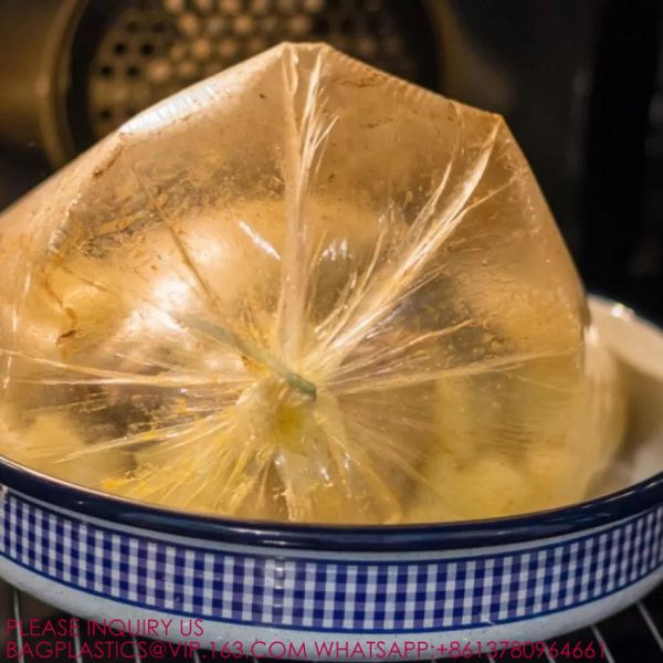 OEM ThanksGiving Temperature Resistant Seafood Boil Bag Roasted Chicken Turkey Oven Bag