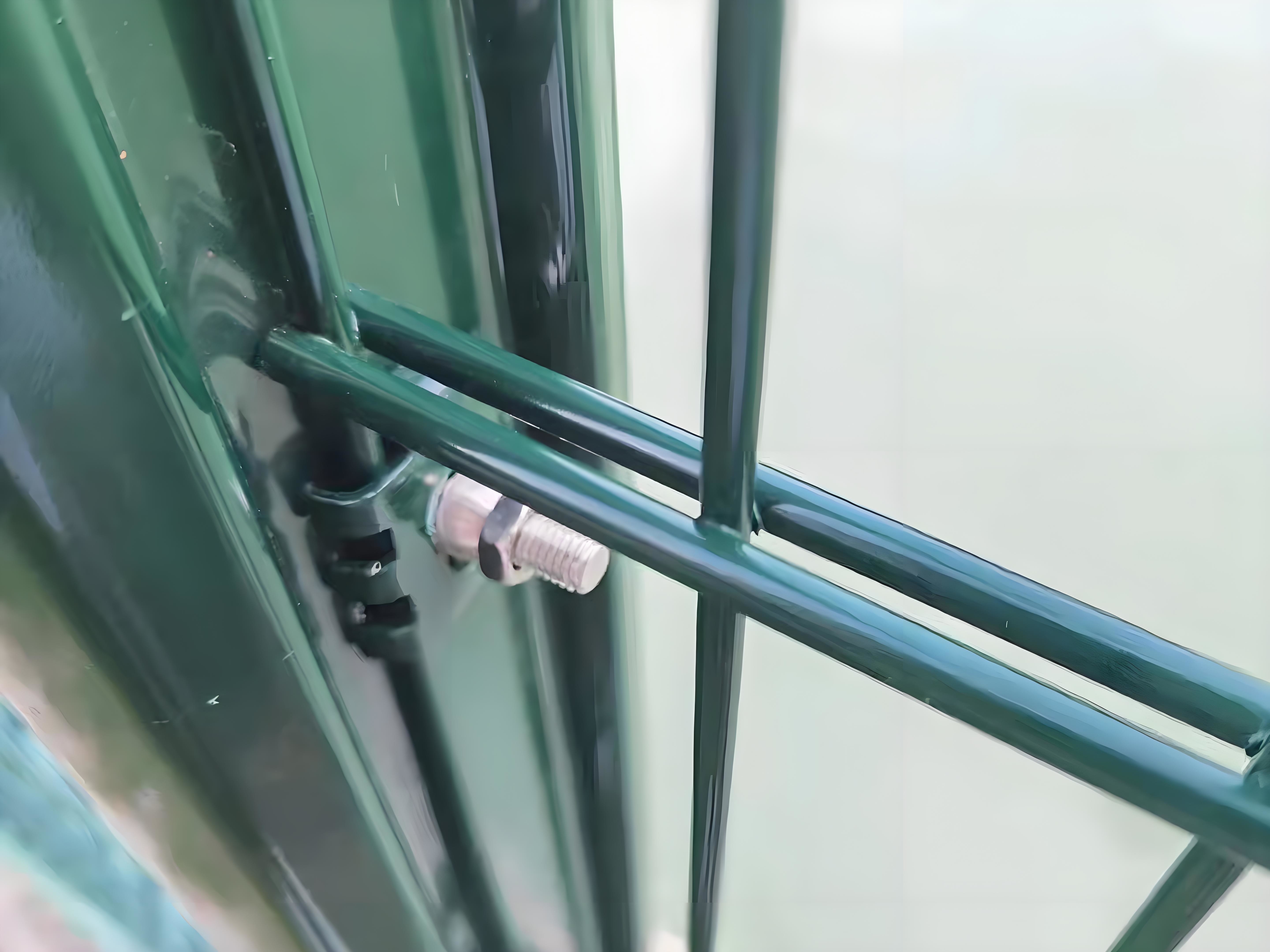2D Twin Wire Galvanized Security Fence Двойная стальная сварная проволочная сетка