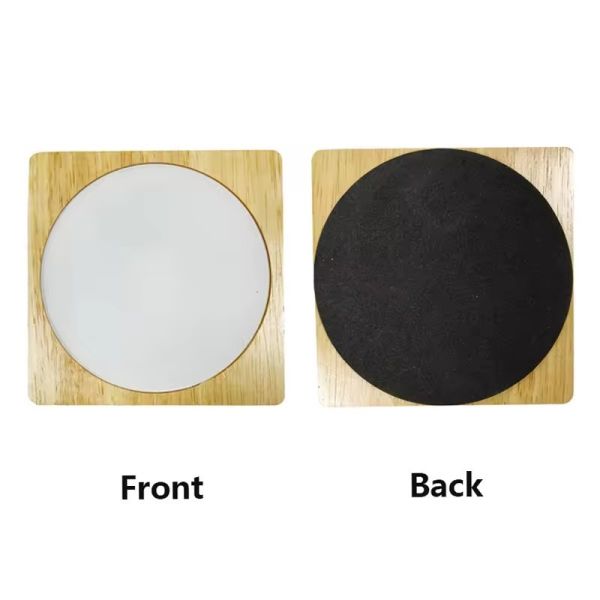 Tempered Glass Rechargeable Batteries RGB LED Base Blank Sublimation LED Night Light