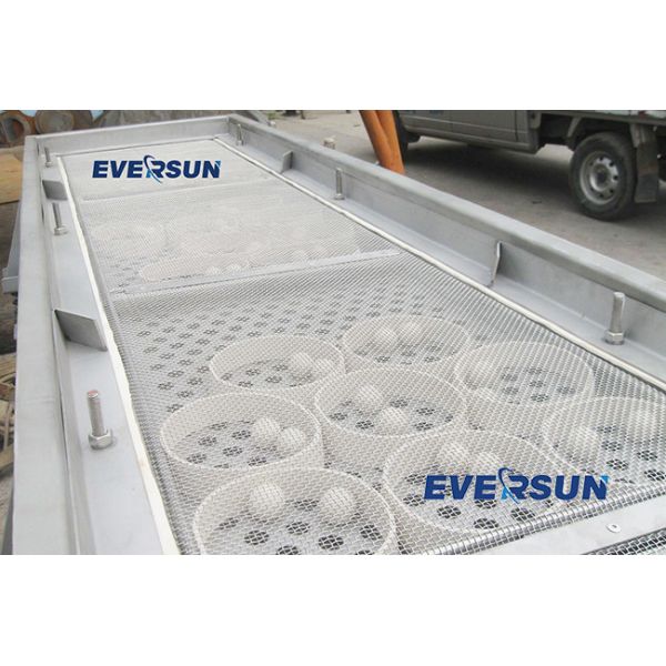 Экран 304/316L нержавеющей стали линейный вибрируя для песка