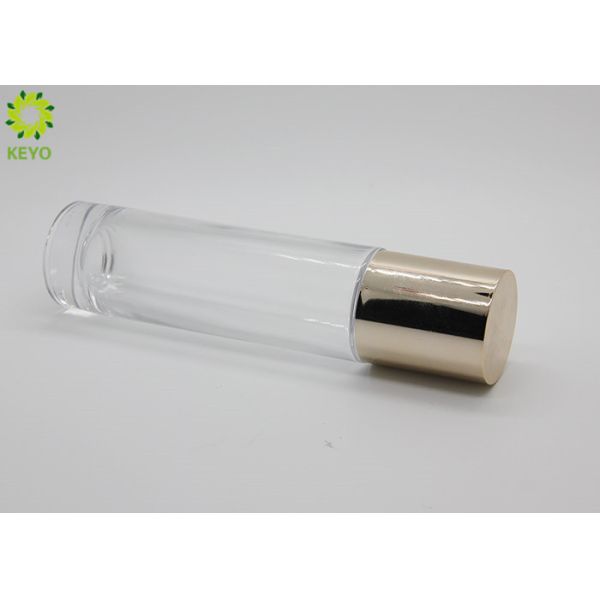 Toner Moisture Scrub 120ml Glass Bottles , Skin Care Glass Lotion Bottles