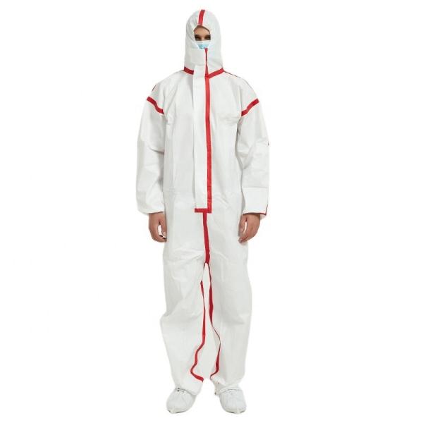 Cheap disposable non woven protection medical coverall type 4 5 6 microporous
