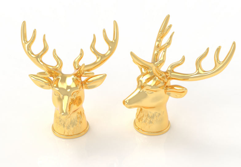 Hot-End Deer Shaped Zamak Perfume Caps Zinc New Design Mould Perfume Set