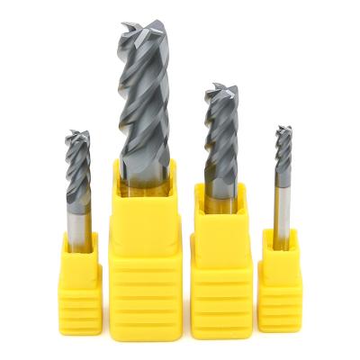 Nano Coated Carbide Square End Mill Fresa Cutter HRC60 High Hardness