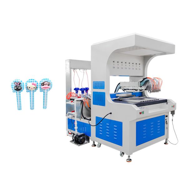 Automatic 8 Colors Cake Decorating Machine Chocolate Candy Dripping Machine