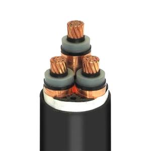 11KV 22KV 33KV 中電圧ケーブル XLPE/ビニール/Cu 3芯