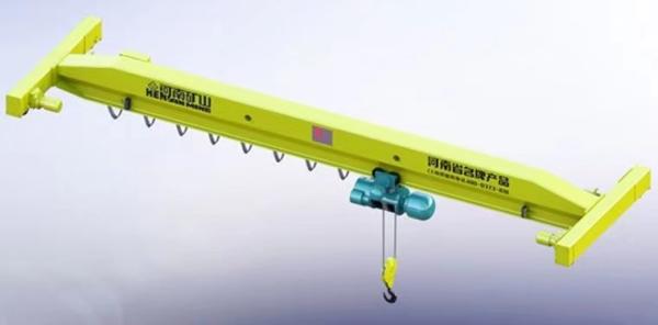 Electric Single Beam Bridge Crane 10 Ton 28.5m Span For Warehouse