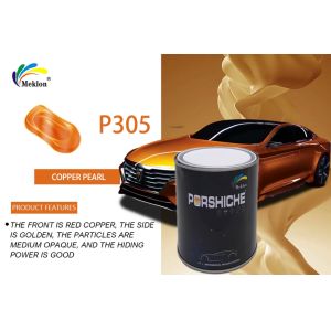 Pintura para automóviles de cobre no tóxico Perla resistente a la intemperie Anti-UV acabado brillante