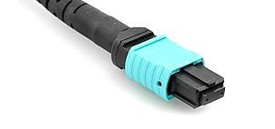 Кабель OM3/OM4 12 хобота Amored MTP/24 раковины Кевлара женских Aqua волокон 50/125μm MTP стальных изрезанных для 40G/100G