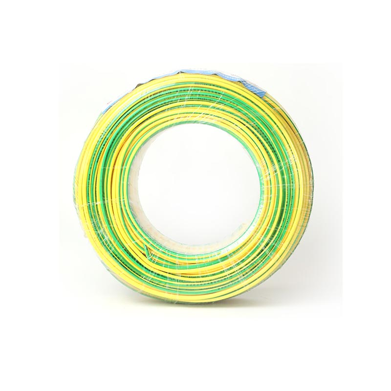 Electircal PVC insulated copper wire Yellow/Green earth grounding BVR cable