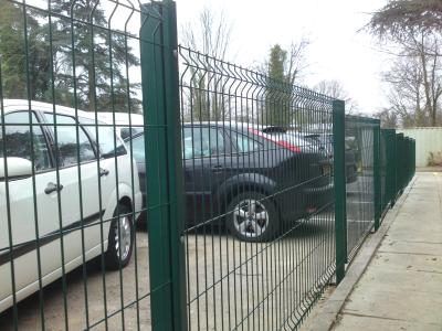 3D Curved Welded Wire Mesh Fence PVC Powder Coated Hot-Dipped Galvanized for Security Gardening Airport Construction