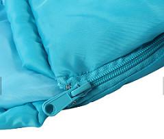 180x50cm Blue Light Cotton Zero Degree L Size Oval Sleeping Bag