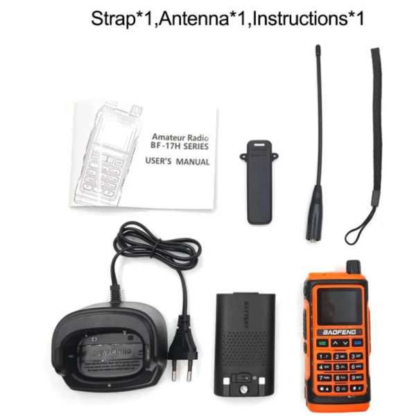 Baofeng Bf-17h UV-17m Handheld VHF UHF FM Two-Way Walkie Talkie Long Range Antenna