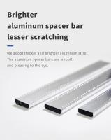 barra de aluminio indeformable del espaciador de 4 milímetros para los accesorios de cristal de la puerta deslizante