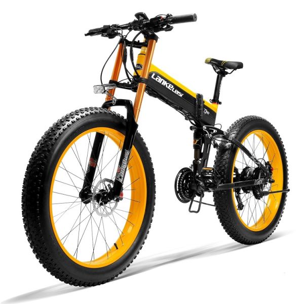 Folding 1000W Fat Folding Electric Bike 26 Inch 13AH Panasonic Battery