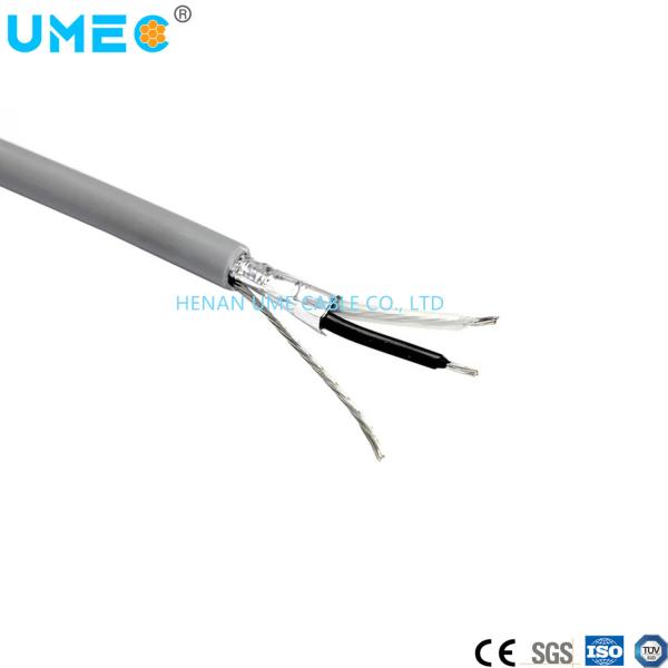 Amostra de material de revestimento de PVC, cabo de par torcido e revestido colectivamente, tipo 8777 Eca