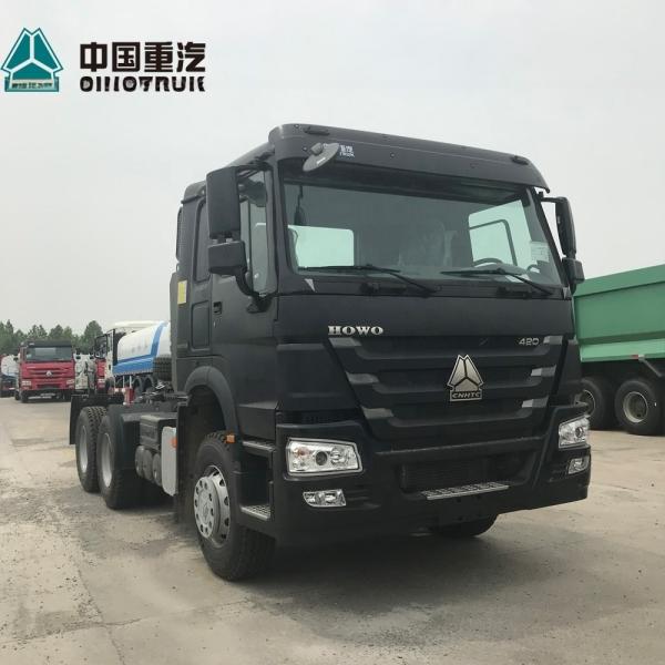 Cabeça de tractor de 6x4 400HP Sinotruk Howo Tractor Trucks 31-40T Capacidade de carga