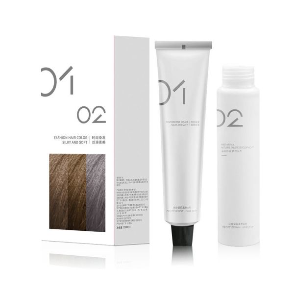 Purestyle Dyeing Home Hair Dye Cream Kit Ammonia Free With Preoxide Cream OEM